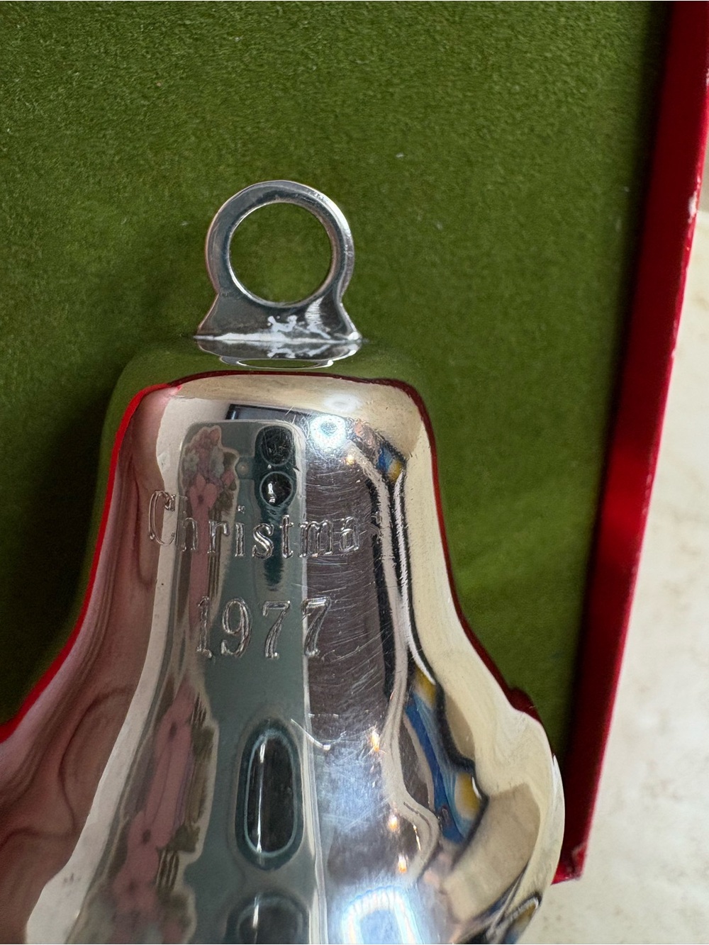 Reed & Barton 1977 Christmas Bell